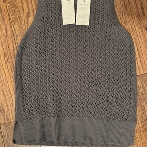 A New Day Charcoal Textured Knit Top
